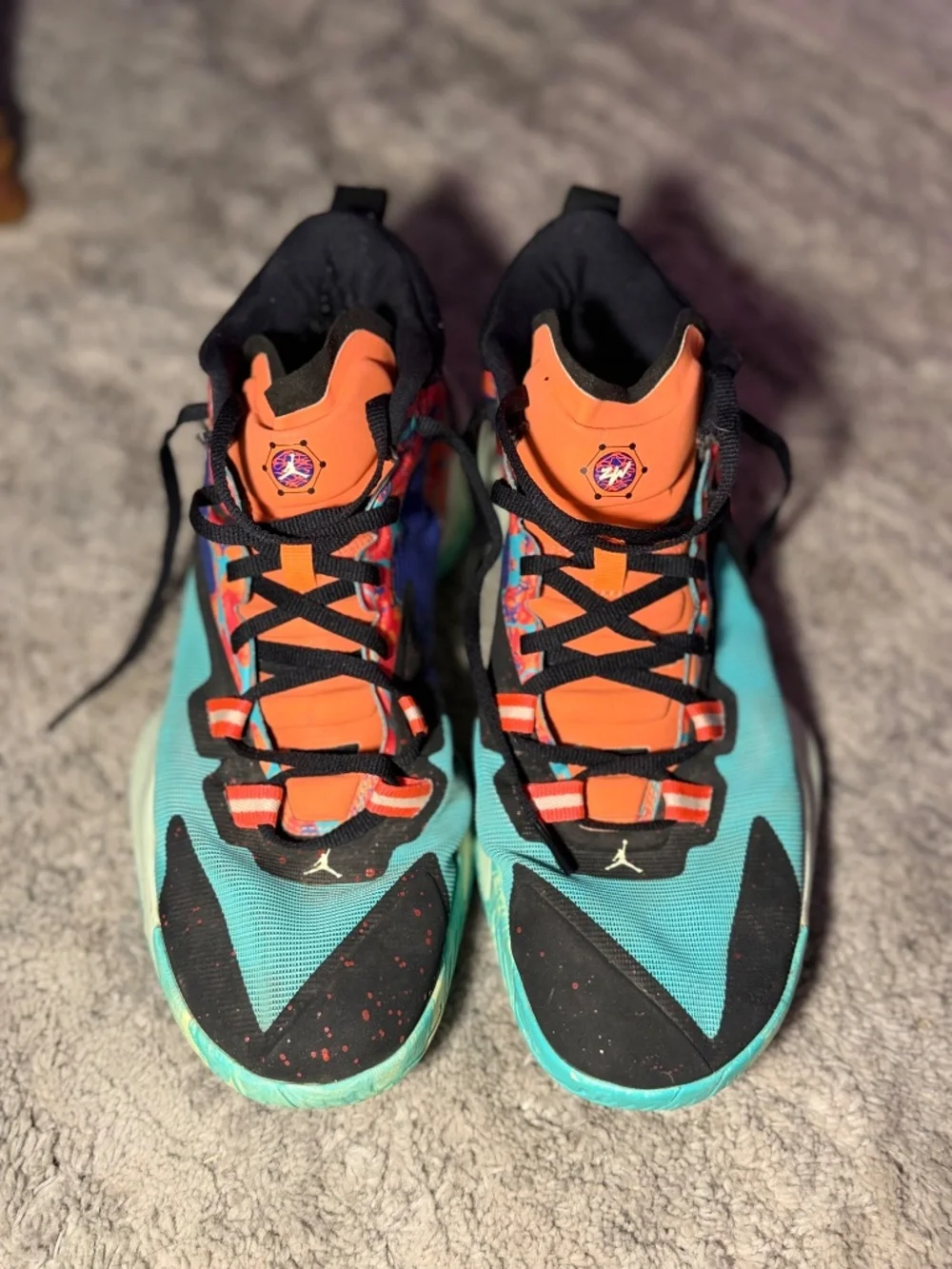 Jordan Zion 1 “Cone Black Hyper Jade” (also known as “Planet Z”)